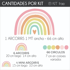Arcoíris 1 MT + Arcoíris Chicos + Circulos - comprar online