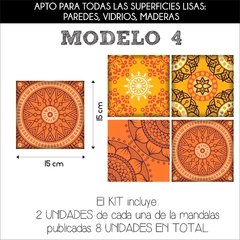 Mosaico Azulejo 15 x 15 cm ~ 8 UNI - Deconilos Vinilos