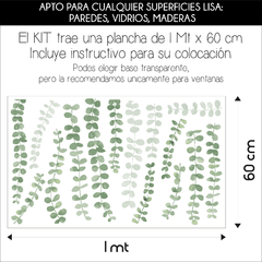Cortina de Hojas Plantas Colgantes - Deconilos Vinilos