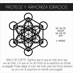 Geometria Sagrada ~ CUBO DE METATRON 60 CM en internet