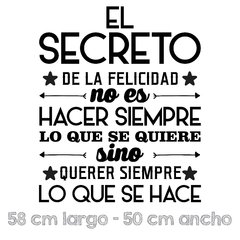 El Secreto de la Felicidad ~ GRANDE - comprar online