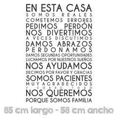 En Esta Casa ~ GRANDE - comprar online