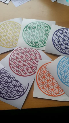 Imagen de Geometría Sagrada ~ FLOR DE LA VIDA 11 CM