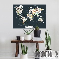 Mapamundi 50 cm ~ CHICO - tienda online