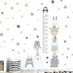 Animalitos Nórdicos con Estrellas ~ MEDIANO + Medidor de Altura