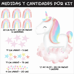 Unicornios ~ GRANDE + Medidor de Altura MODELO 3 en internet