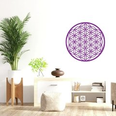 Geometría Sagrada ~ Flor De La Vida 60 CM - Deconilos Vinilos
