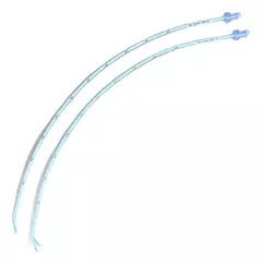 Bougie estilete para intubacion vented con conector o2 luer lock punta curva