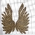 PAR de Asas OURO VELHO - termocolante - Boutique de Aviamentos - apliques e acessórios em pedrarias