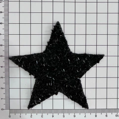 Aplique estrela PRETA - tamanho P - termocolante na internet