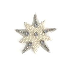 Par de Estrelas Dilly termocolantes com pérolas e pedrarias - comprar online