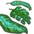 Kit Green - 3 Folhas - termocolantes na internet