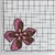 Imagem do Kit 3 peças pink/laranja FLORES LÍGIA - termocolantes