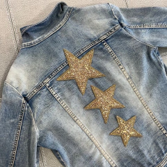 Pra de Estrelas M, cor OURO, termocolante - loja online