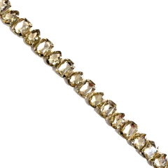 Corrente OURO retangular e gota - comprar online