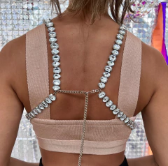 Body Chain Pamela - PRATA na internet