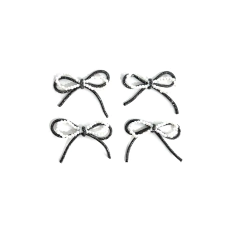 Kit Mini laços - Morgana (4 unidades) - Apliques em pedrarias exclusivos - Boutique de Aviamentos
