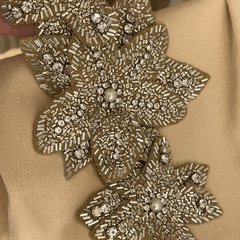 Trio de Flores Mavie - termocolantes - Apliques em pedrarias exclusivos - Boutique de Aviamentos