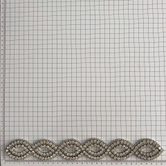 Faixa strass Mykonos - cristal - Apliques em pedrarias exclusivos - Boutique de Aviamentos