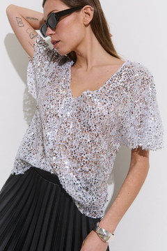 Imagen de REMERA LENTEJUELAS