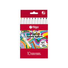 MARCADOR FILGO PINTO CONIC X 10