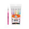 MARCADOR PUNTA PINCEL EZCO NEON X 6