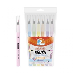MARCADOR PUNTA PINCEL EZCO PASTEL X 6