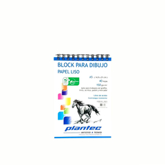 BLOCK PAPEL BLANCO LISO PLANTEC 150GRS X 40H en internet