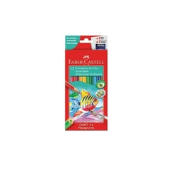 LAPIZ FABER-CASTELL ACUARELABLE X 12 + SACAPUNTA