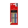 LAPIZ FABER-CASTELL METALIZADO X10