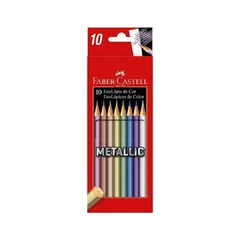 LAPIZ FABER-CASTELL METALIZADO X10