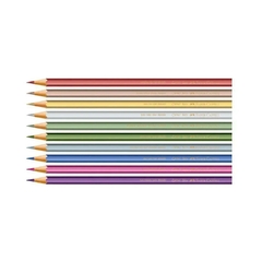 LAPIZ FABER-CASTELL METALIZADO X10 - comprar online