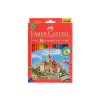 LAPIZ COLOR LARGO FABER-CASTELL LINEA ROJA X 36 + SACAPUNTAS