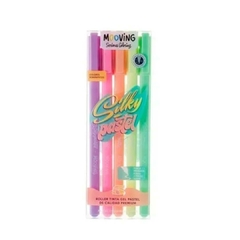 ROLLER GEL MOOVING SILKY PASTEL X 5