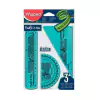 SET DE GEOMETRIA MAPED 15CM 3 PIEZAS FLEXIBLE