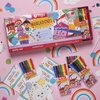 KIT PARA CUMPLEAÑOS FILGO MARCADOR X6 + BOLSITA + STICKER SET X10