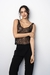 Musculosa Red Glitter