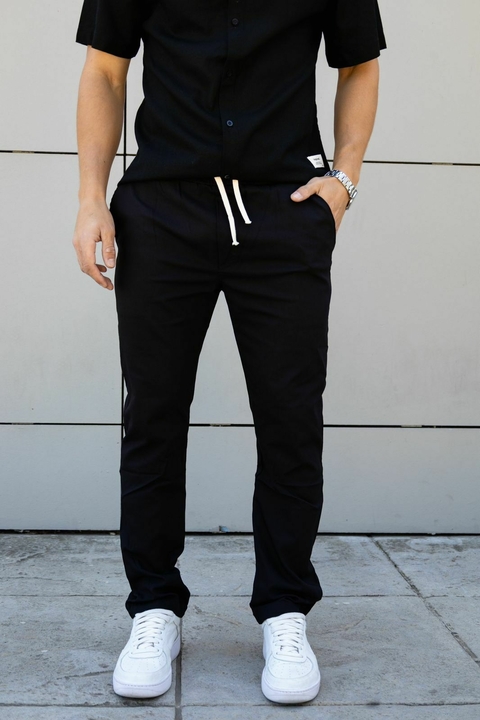 Pantalon bengalina negro