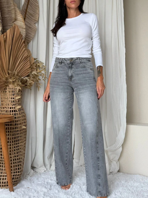 JEAN WIDE LEG MECANIC