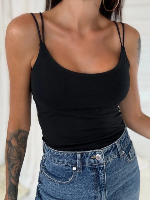 MUSCULOSA VALERIA DOBLE BRETEL (PREM058) L004 - comprar online