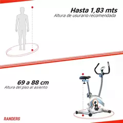 Bicicleta Fija Vertical Randers ARG-131 - comprar online