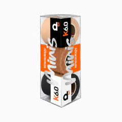 Imagen de Rollo Kinesiologico D3 K6 Minis 3 Rollos Tape 5 cm x 2 mts