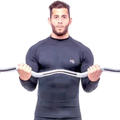 REMERA TÉRMICA MANGA LARGA NEGRA PODIO HOMBRE - ONE FLEX - comprar online