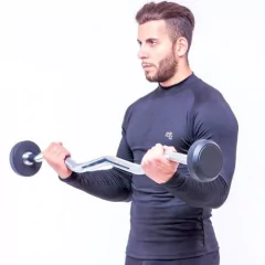 REMERA TÉRMICA MANGA LARGA NEGRA PODIO HOMBRE - ONE FLEX - QUUZ, Fitness Gear