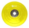 DISCO OLIMPICO BUMPER CENTRO ACERO 15 Kg QUUZ