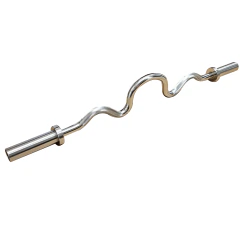 BARRA CROMADA OLÍMPICA EZ Super Curl 1.20 Mts en internet