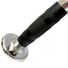 BARRA CROMADA TRICEPS V PARA POLEA CON EMPUÑADURA en internet