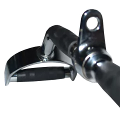 BARRA DORSALERA CON ESTRIBOS PARA POLEA CROMADA CON MOVIMIENTO en internet