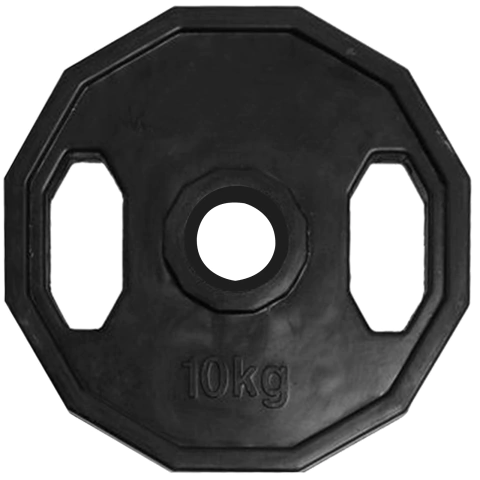 DISCO FUNDICIÓN OLÍMPICO RECUBIERTO EN GOMA 10 Kg