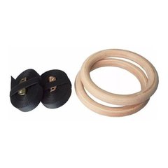 PAR DE ANILLAS GYMNASTIC RINGS MADERA QUUZ en internet